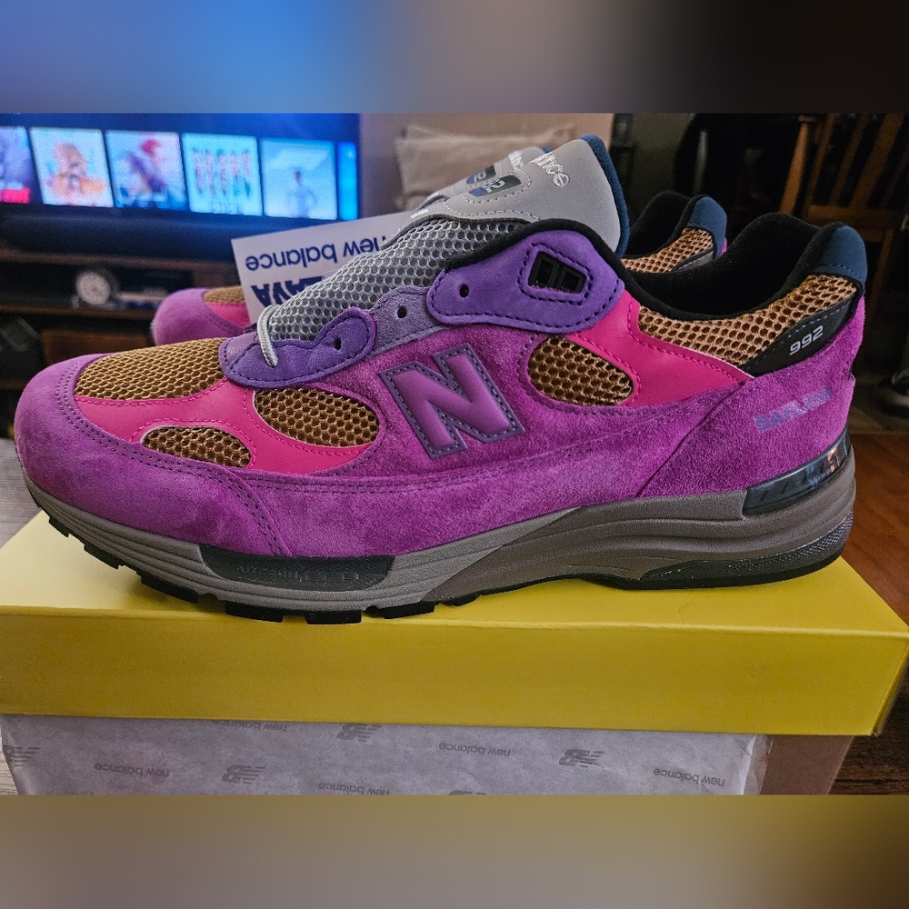 BAKLAVA x NEW BALANCE 992 MADE IN USA "DIGITALIS PURPUREA" Sz 12 Men's NWTS